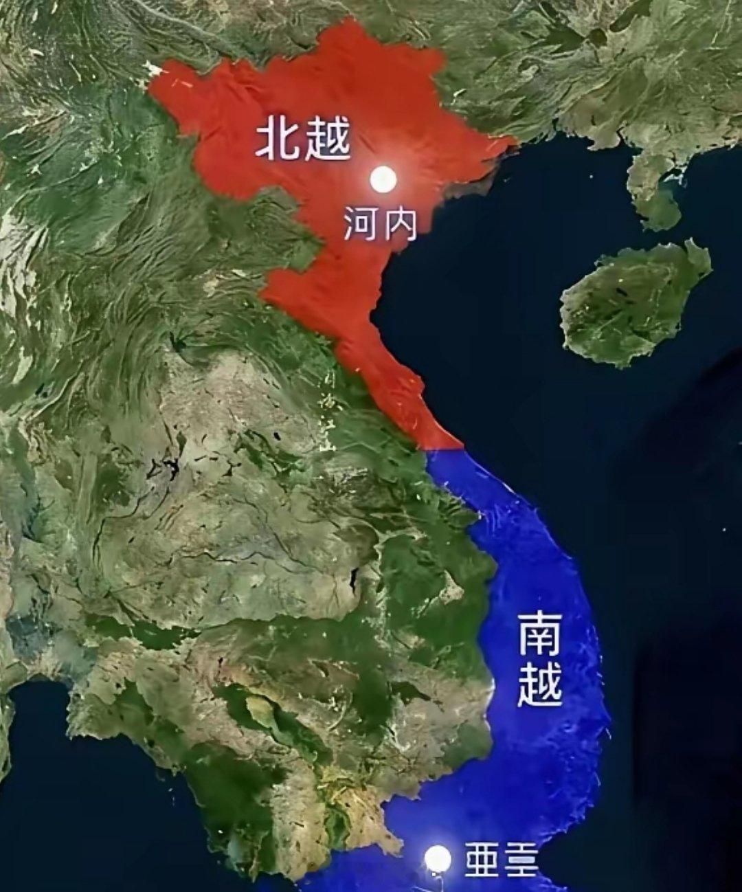 如果我们再智慧一点，在上世纪越南内战期间让他们变成南北对峙状态，成为第2个北朝鲜