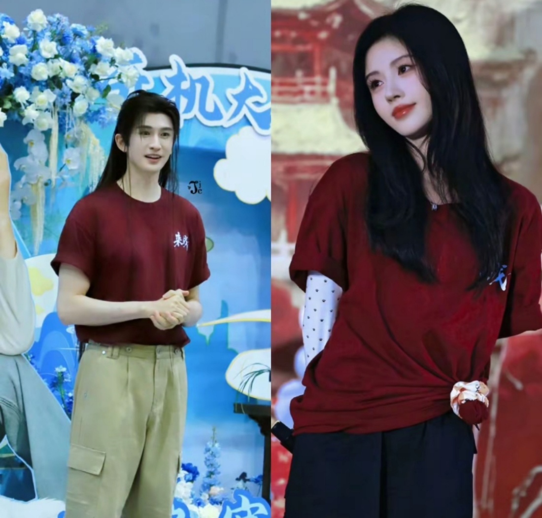 鞠婧祎张云龙开机路透，状态超级好的宝宝，鞠婧祎阿黛开机大吉 ​​​