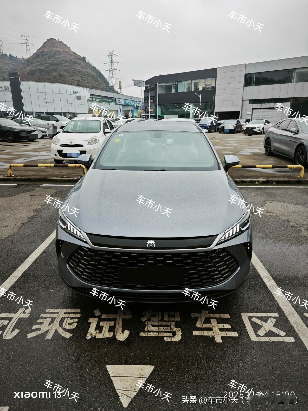 提车日记：报废补贴比亚迪秦Plus提车

今天给四川的小伙伴提了一辆比亚迪秦，配