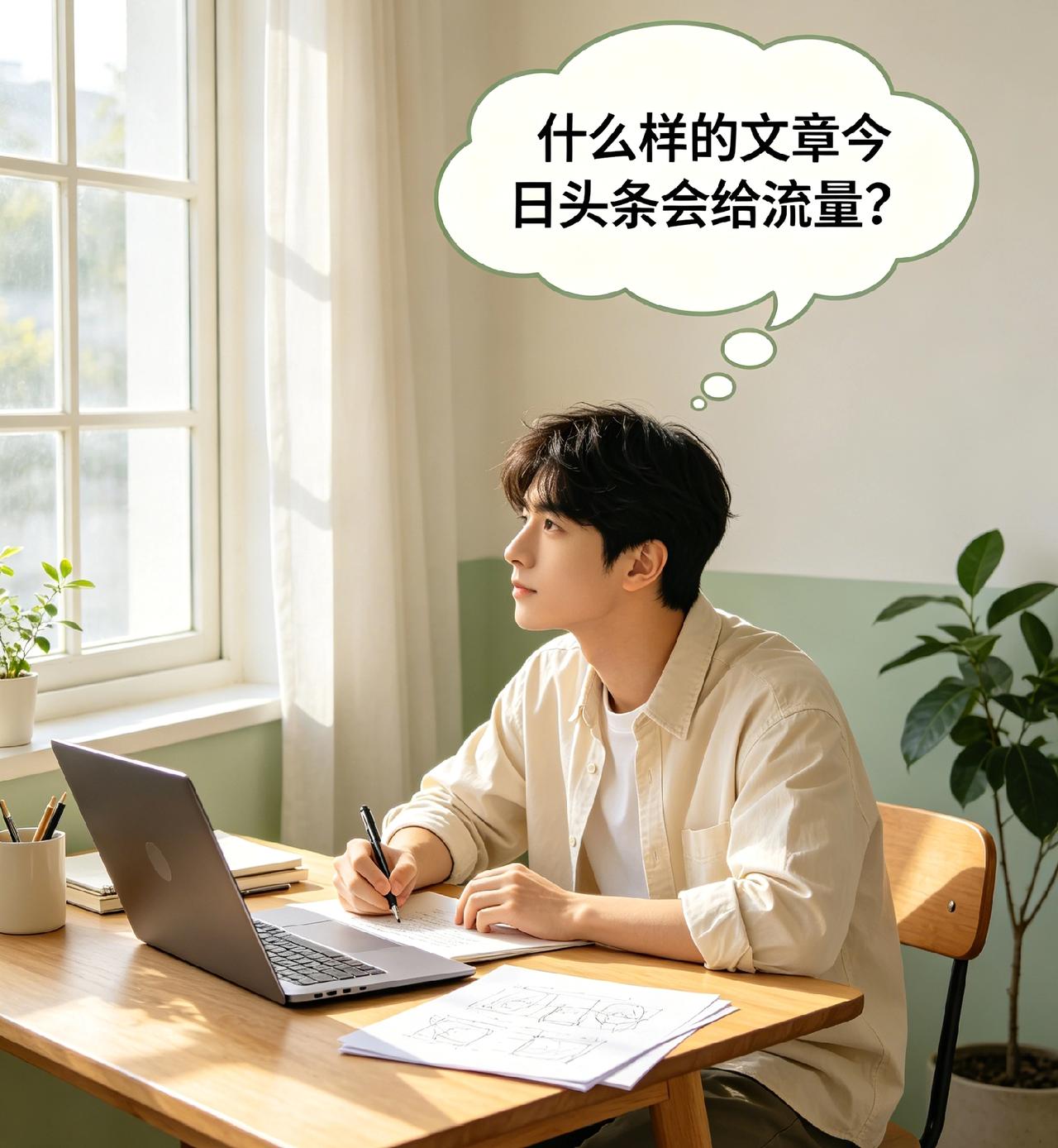 为啥你写的文章，头条始终不给流量？
 
不是开头没钩子，也不是文笔不够好，也不是