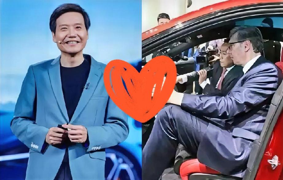 塞尔维亚总统武契奇去逛小米工厂

看着新车说了句大实话：“买不起，但车真的很漂亮
