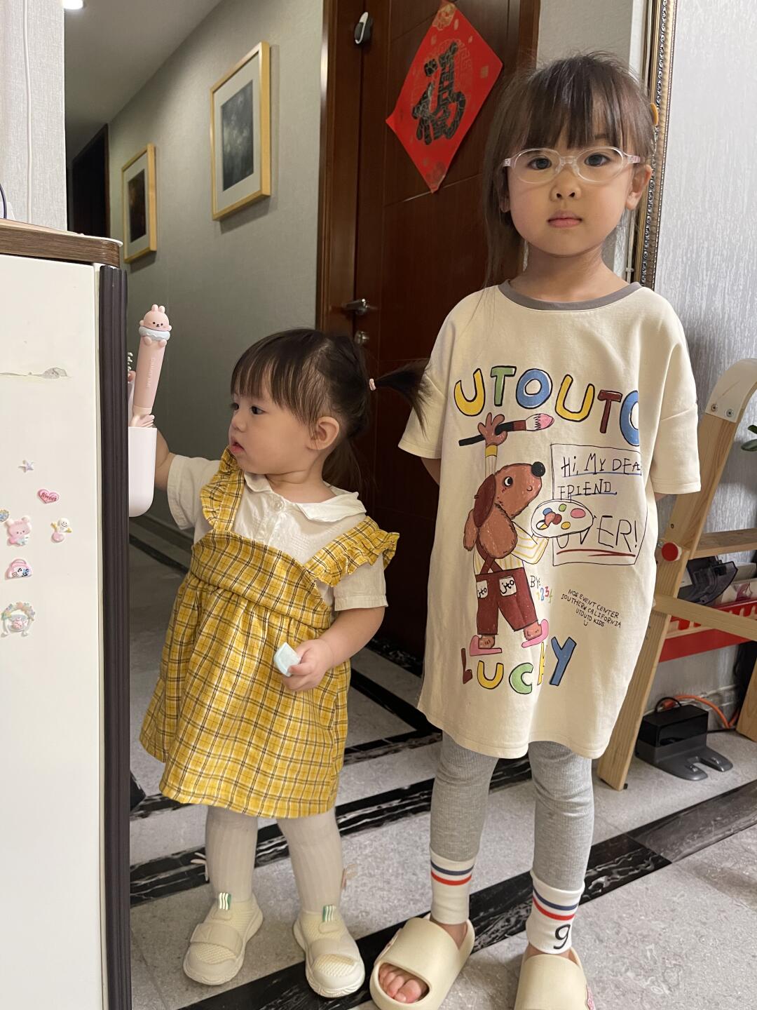 姐妹俩突然就长大啦