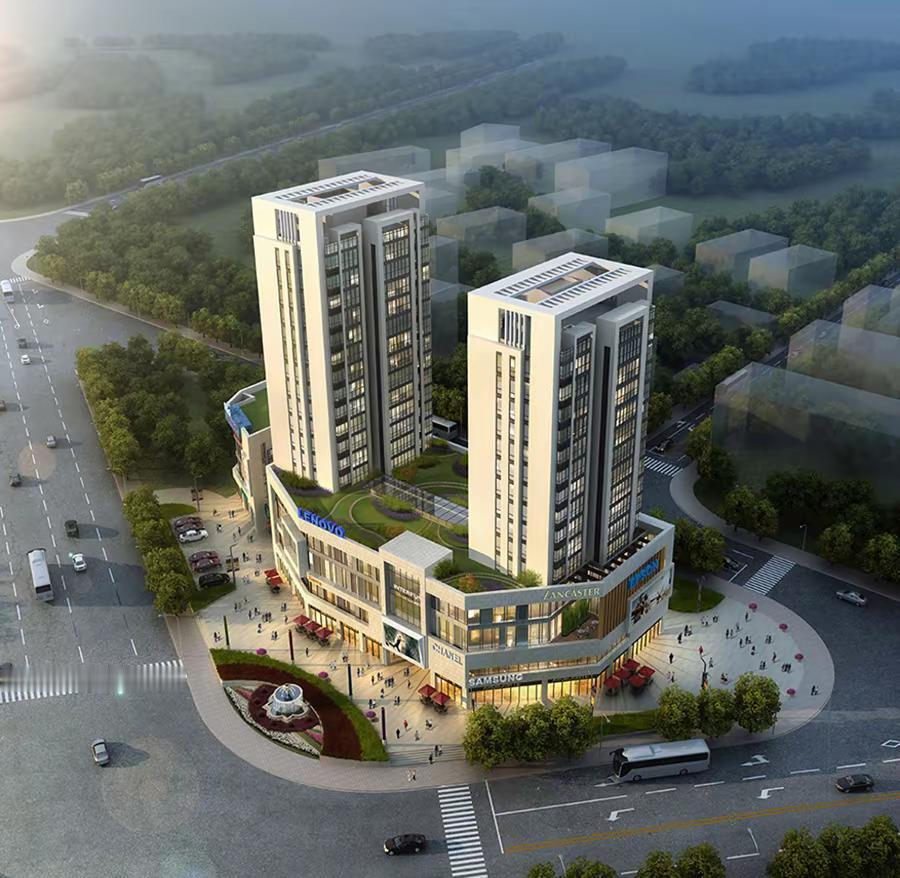 商住楼建筑外观设计案例效果图。商住楼建筑外观设计的核心在于设计目标与定位的精准把