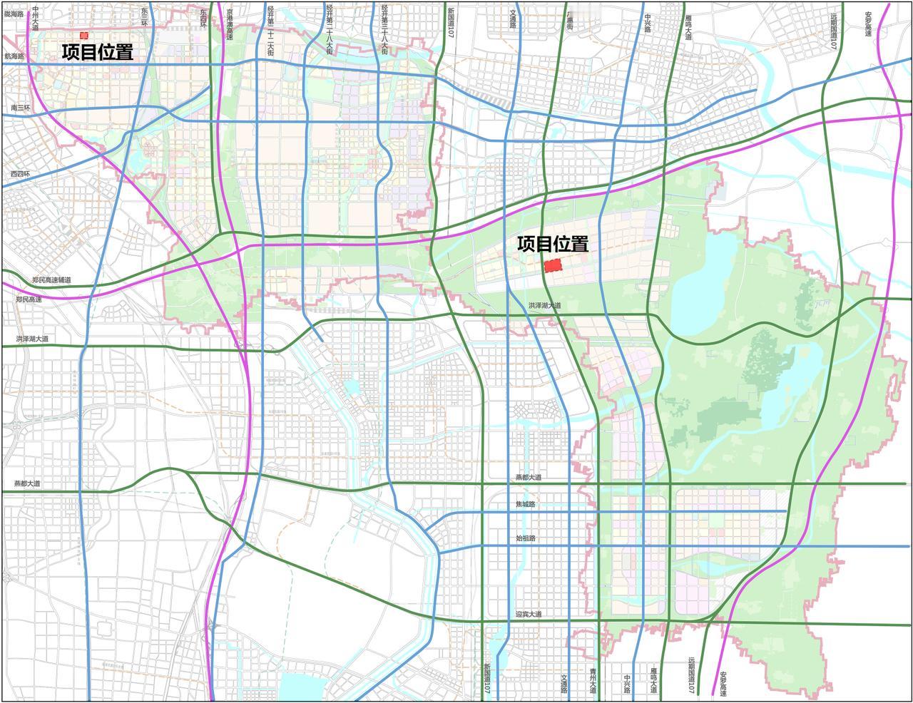 速看，经开区两块用地规划批后公示！
从官网了解到，郑州经济技术开发区经开第五大街