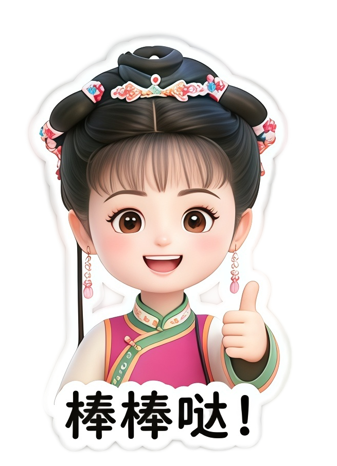 林心如还珠格格 晚安！