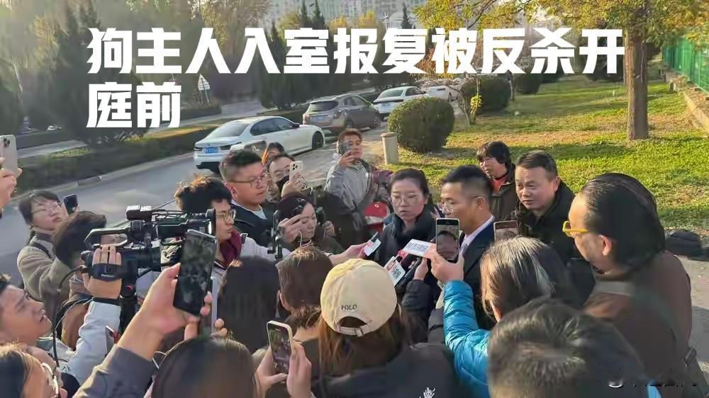男子摔死咬人狗后“反杀”入侵住宅的狗主人案今开庭，律师将作无罪辩护！
开庭前被告