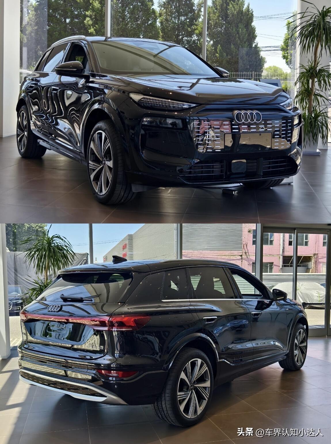 奥迪Q6 e-tron新车取消传统中网，这种设计丢掉豪华车的味道了？
 
新款奥