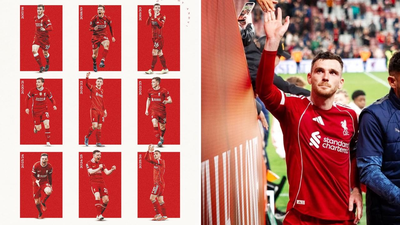 利物浦官方公告，32岁的副队长罗伯逊赛季末合同到期将离队，结束9年红军生涯！
罗