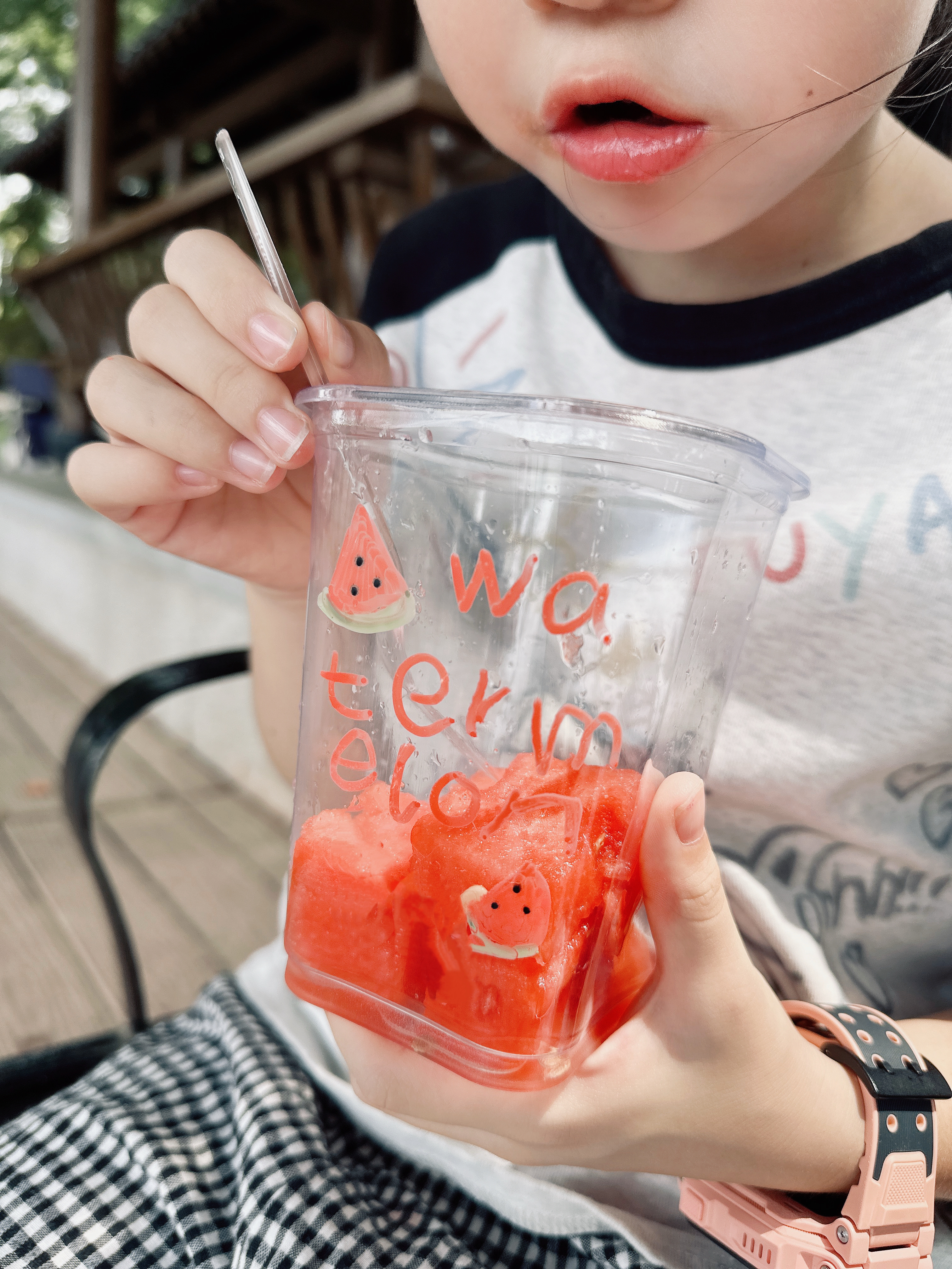 🍉今早的1.5h户外已完成✅今天出太阳了 好晒 好在骑小电驴还是超凉快的（小电