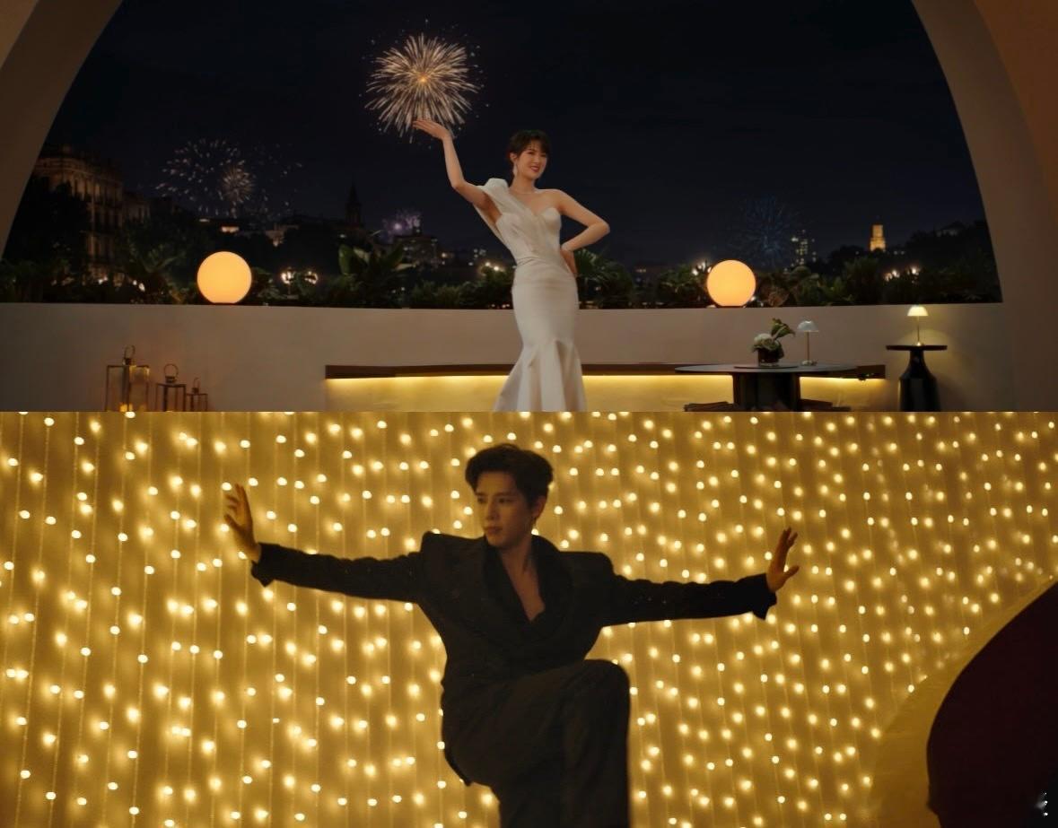 你俩怎么这么会拍内娱给这两位上个本子吧 夜色绚烂，烟火盛放，王安宇姚安娜同框氛围