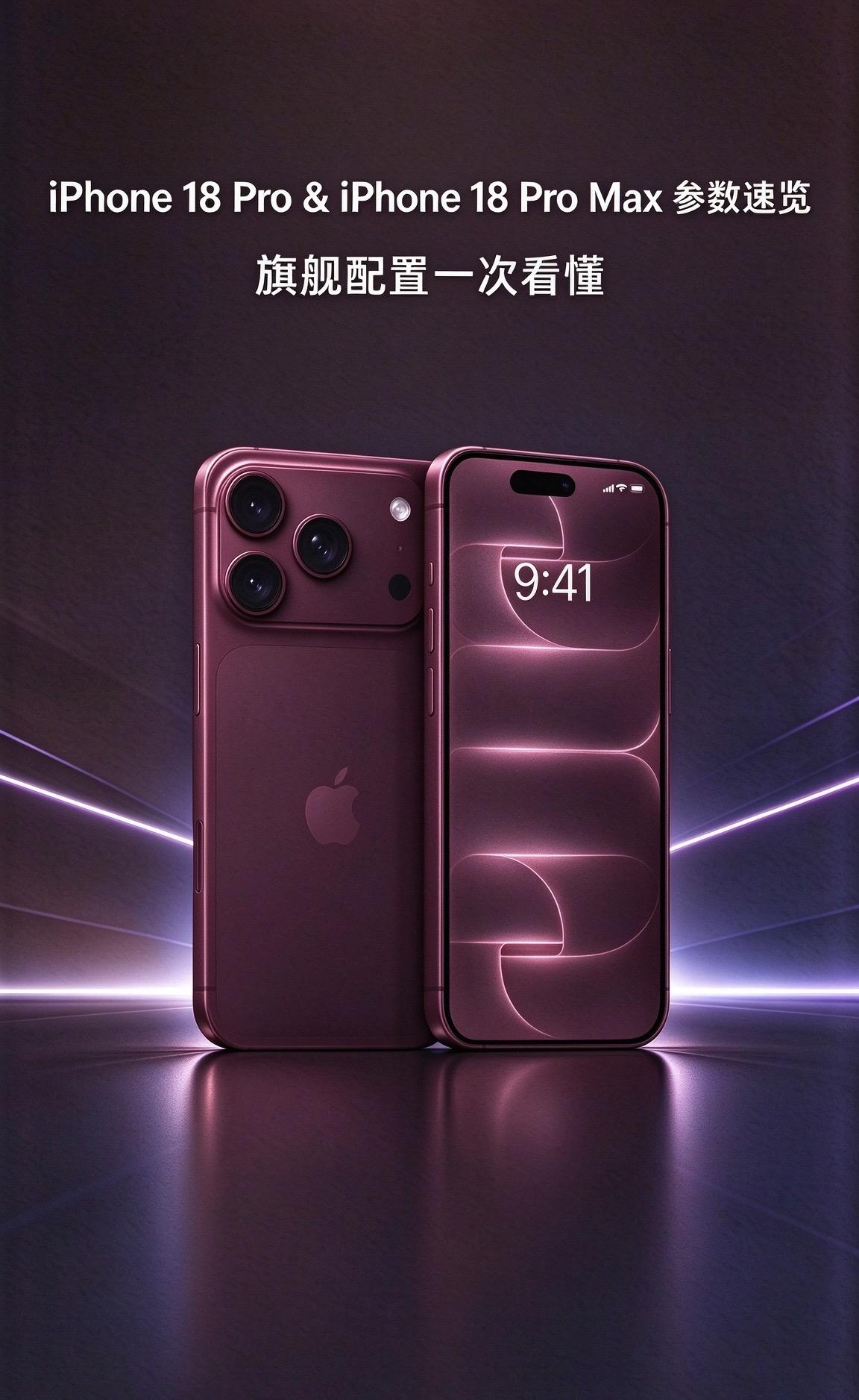 揭秘iPhone18：其实Pro和Pro Max各有牺牲。选手感就要牺牲大屏，选