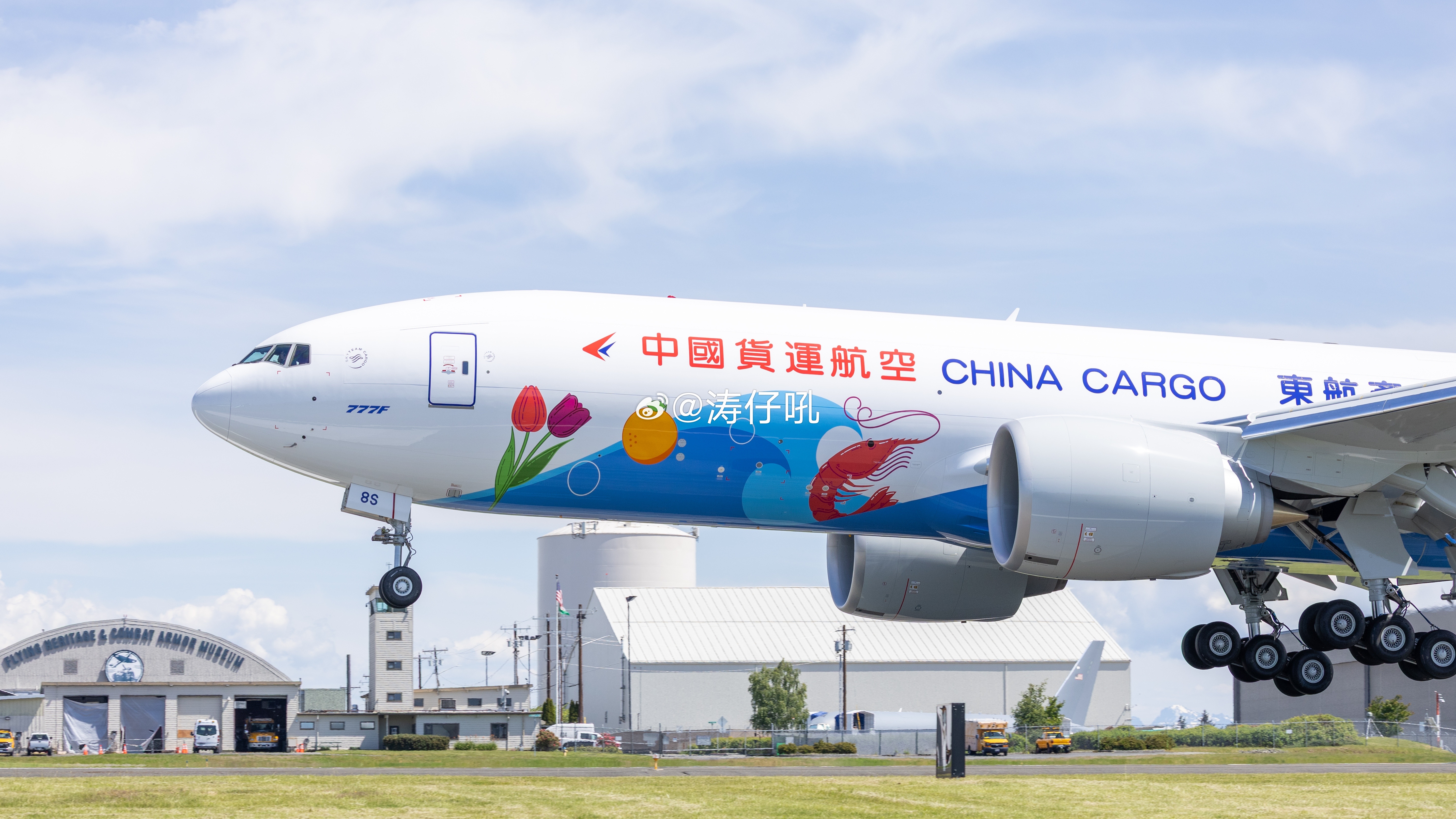 涛说涛话中国货运航空全新波音777F/注册号B-228S「东航产地直达」彩绘于北