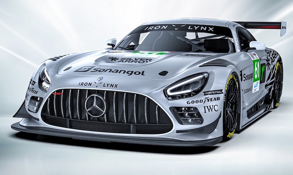 勒芒24小时耐力赛wec世界耐力锦标赛 Iron Lynx 车队的 AMG GT