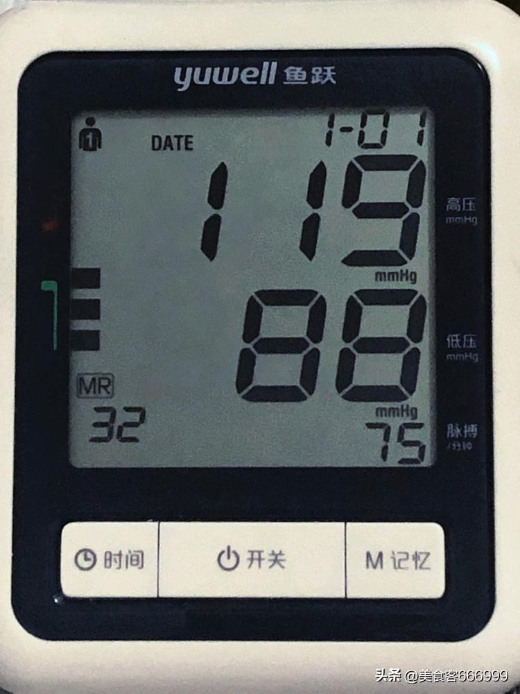 高血压10年了，每天早上都要测量一下血压，做到心中有数。

今天早上血压高压11
