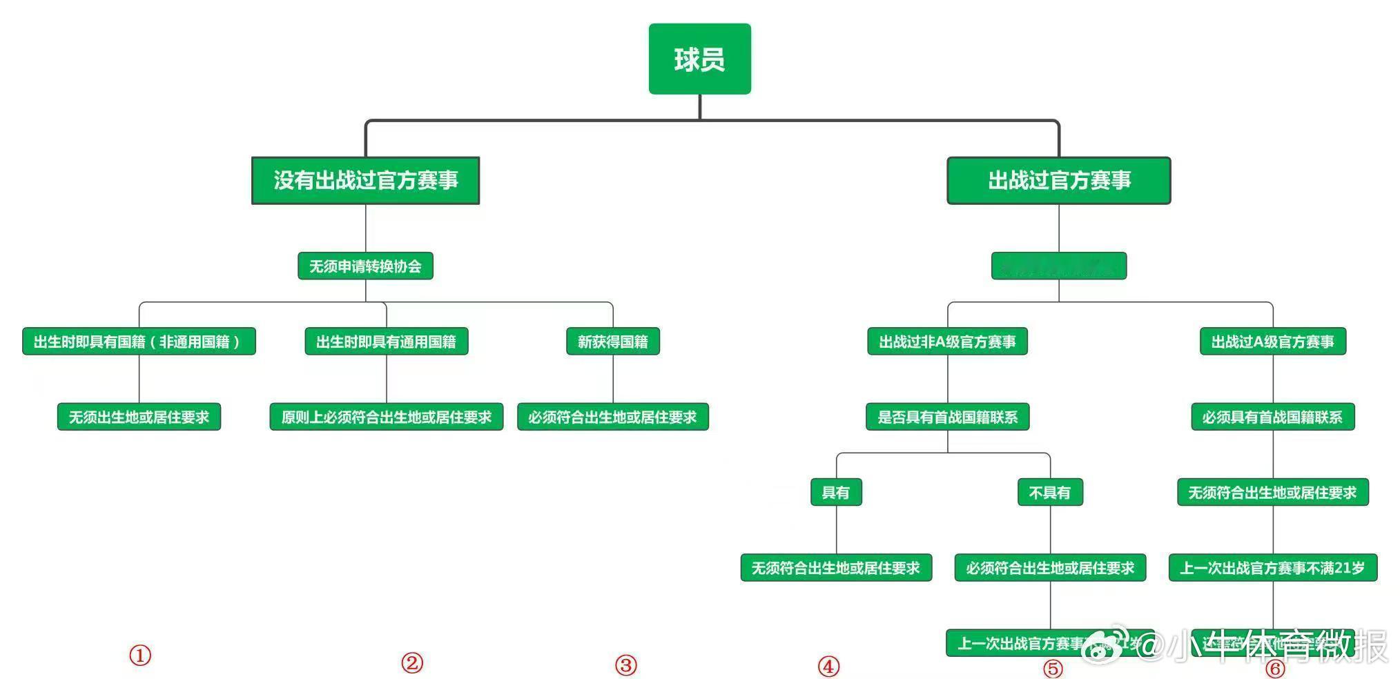 近日，国际足联发布了代表队出战资格规则的新版解释及指引。相比五年前的旧版，主要有