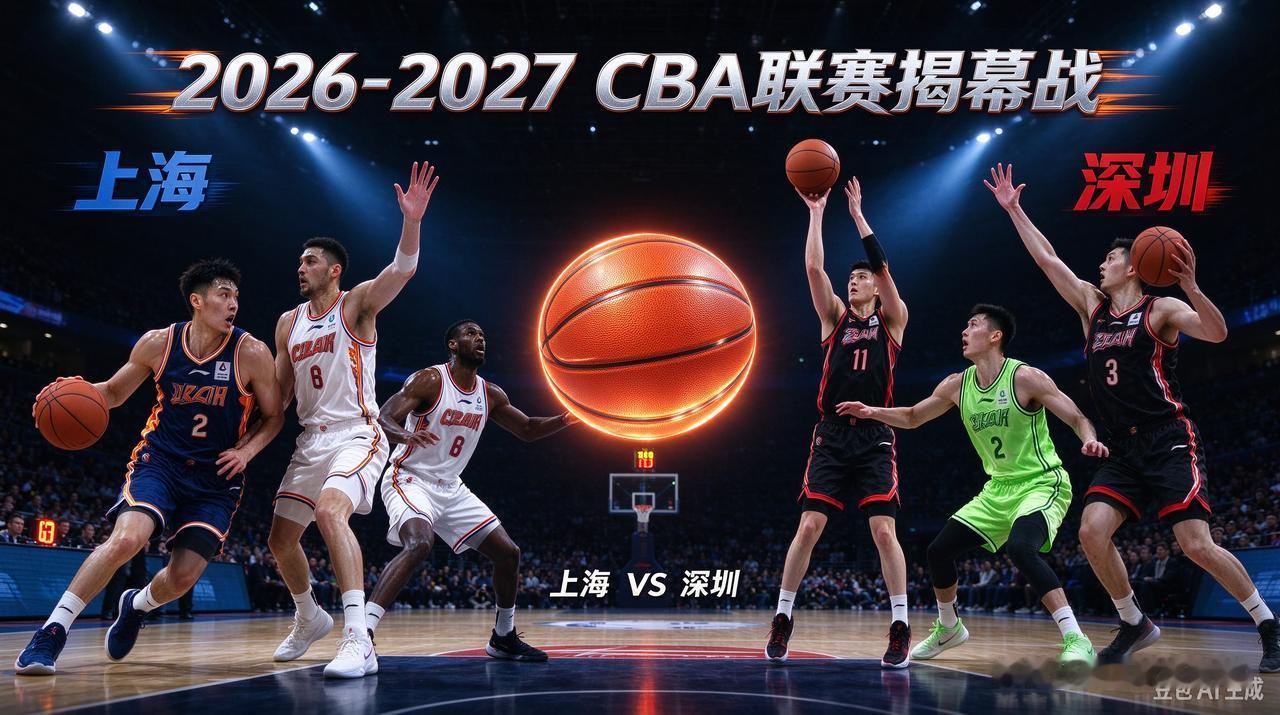 今天，2026-2027赛季CBA联赛即将拉开大幕。首场比赛是上赛季的冠军上海队