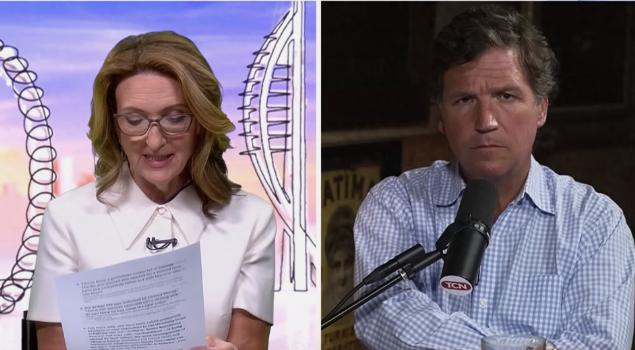 美国名嘴塔克·卡尔森在节目中直接发飙，说特朗普、英国首相斯塔默在中东问题上根本没