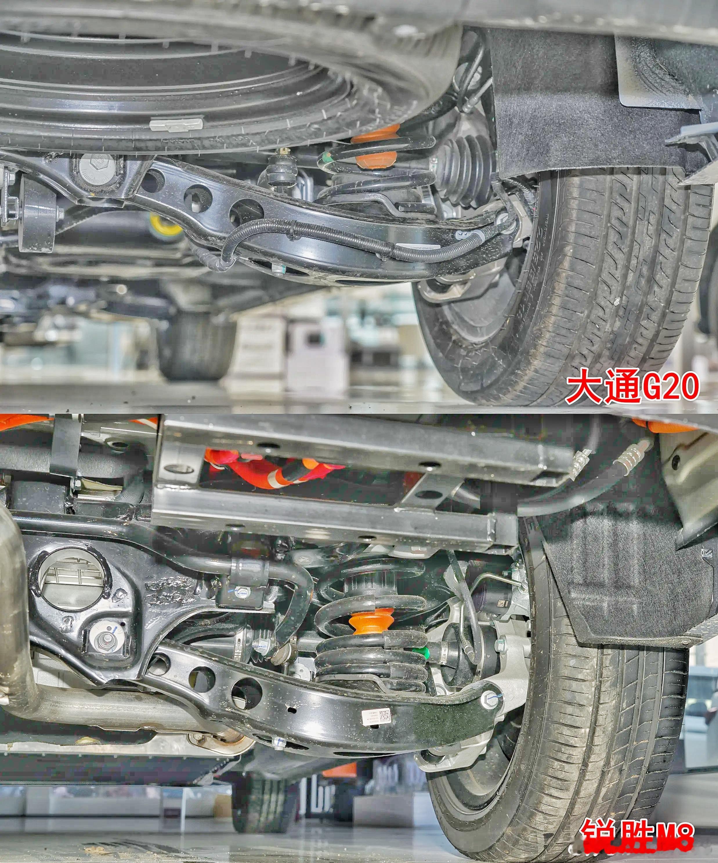 两个著名的国产control blade后驱车。。。大通G20和锐胜M8。。。