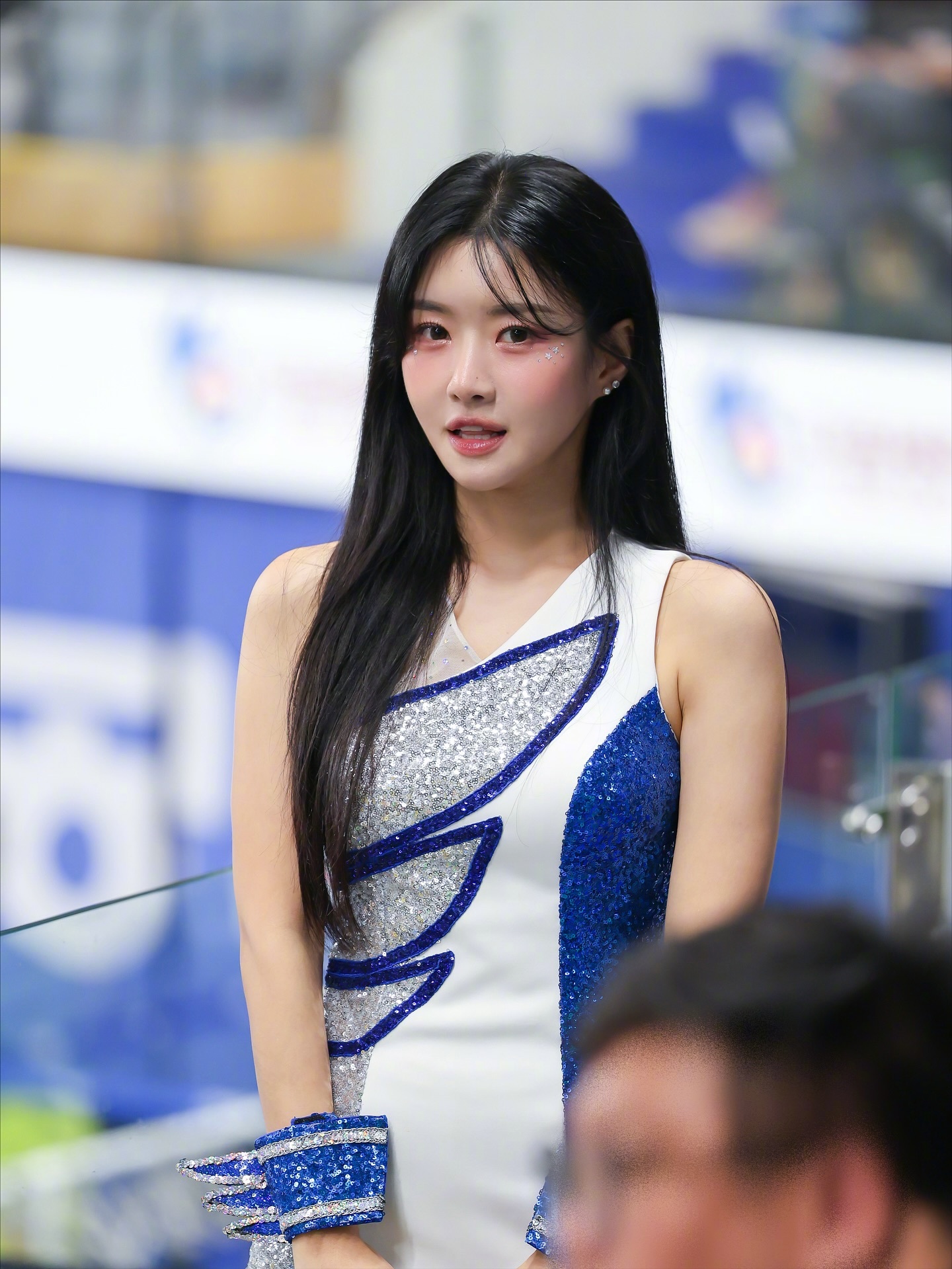 湾湾球队刚才韩国引进的啦啦队队员金泰琳！xdm这个是真喜欢！ 