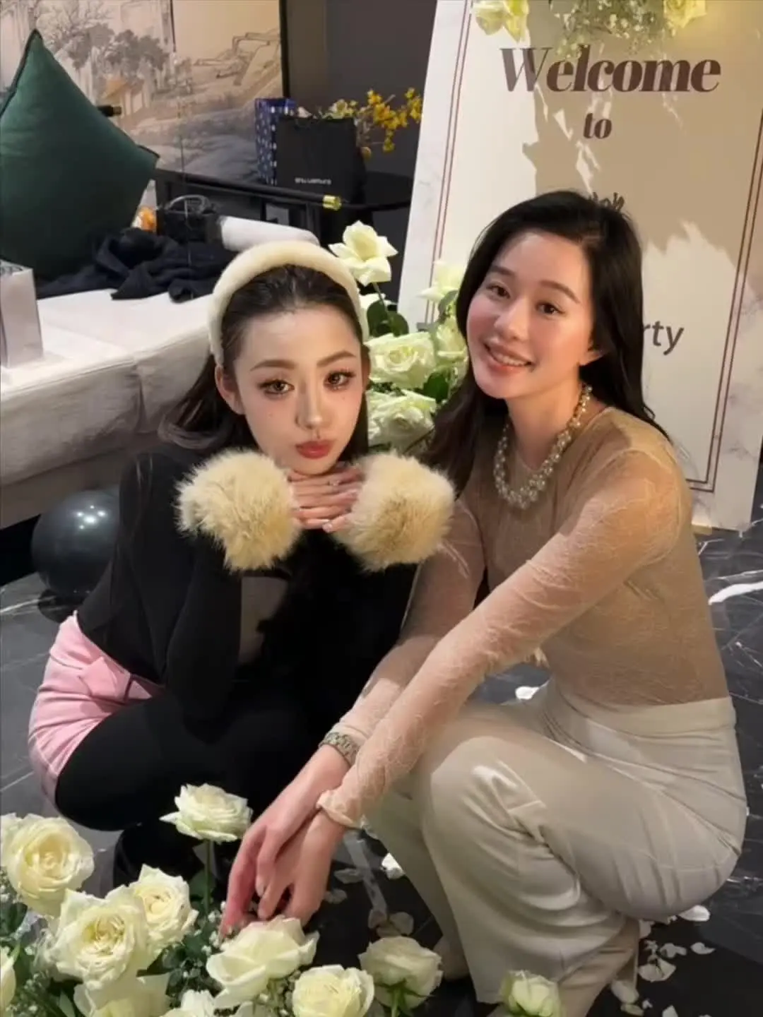 生日快乐 仪式感不能少 闺蜜合影