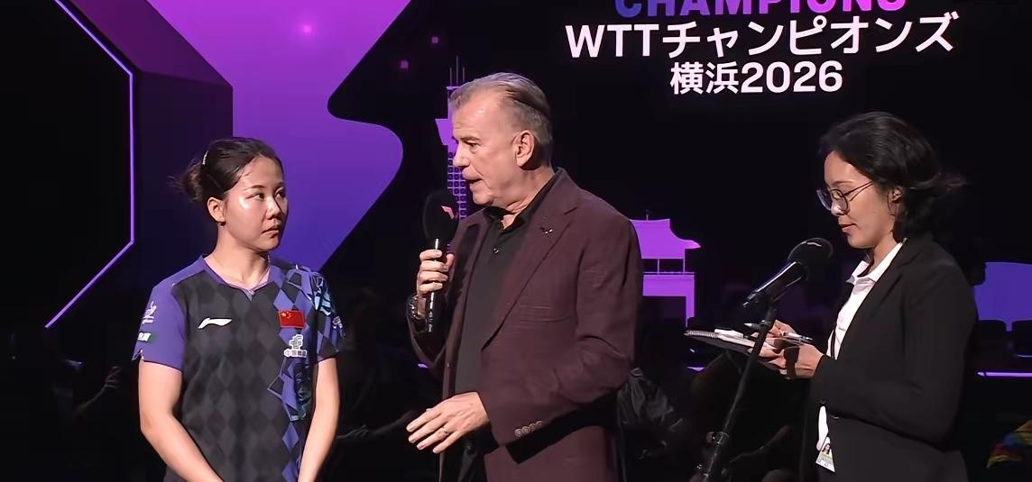 陈幸同在日本客场直接把赛场打成半主场，赛后采访发言被球迷调侃杀人诛心，WTT横滨