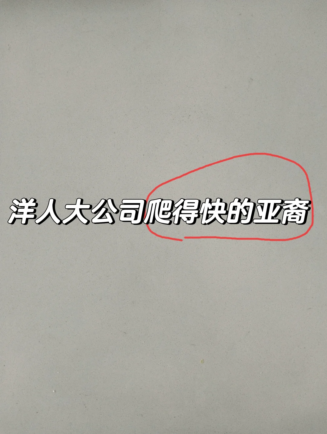 那些洋人大公司里爬得快的亚裔