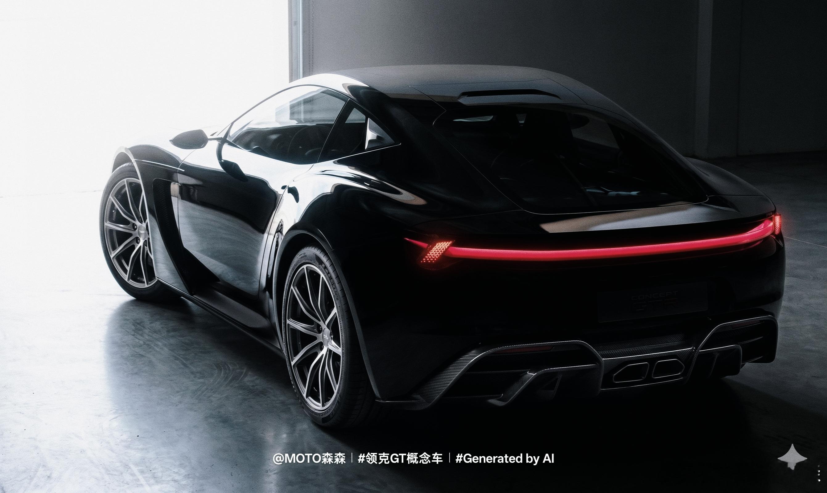 AI一下，意思意思，一切以实车为准（*嗐，实车也是概念车）大v聊车领克gt概念车