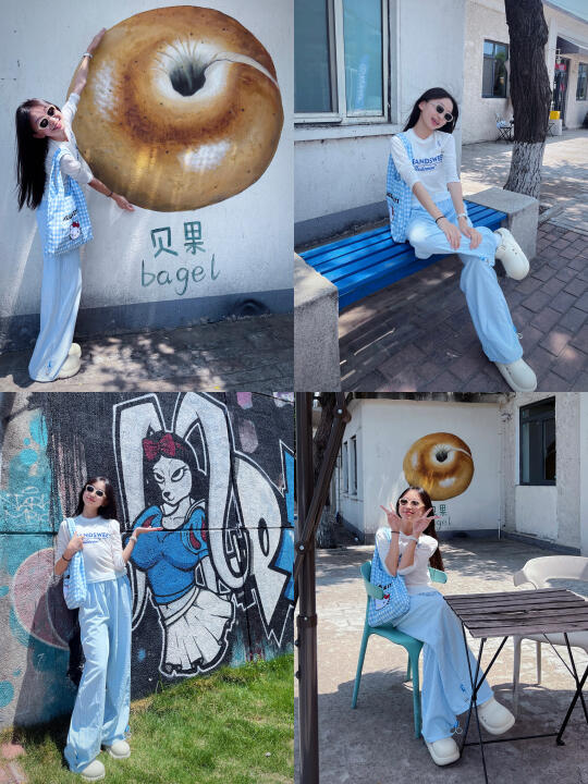 OOTD |太喜欢这个出片的青岛了☁️