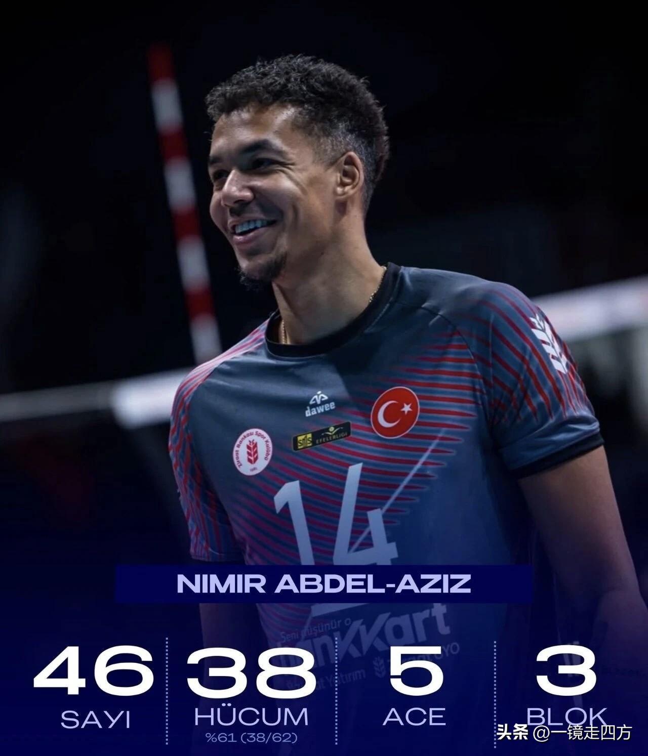 土耳其男排超级联赛常规赛第23轮，排名前两位的同样来自首都安卡拉了两支银行队伍展