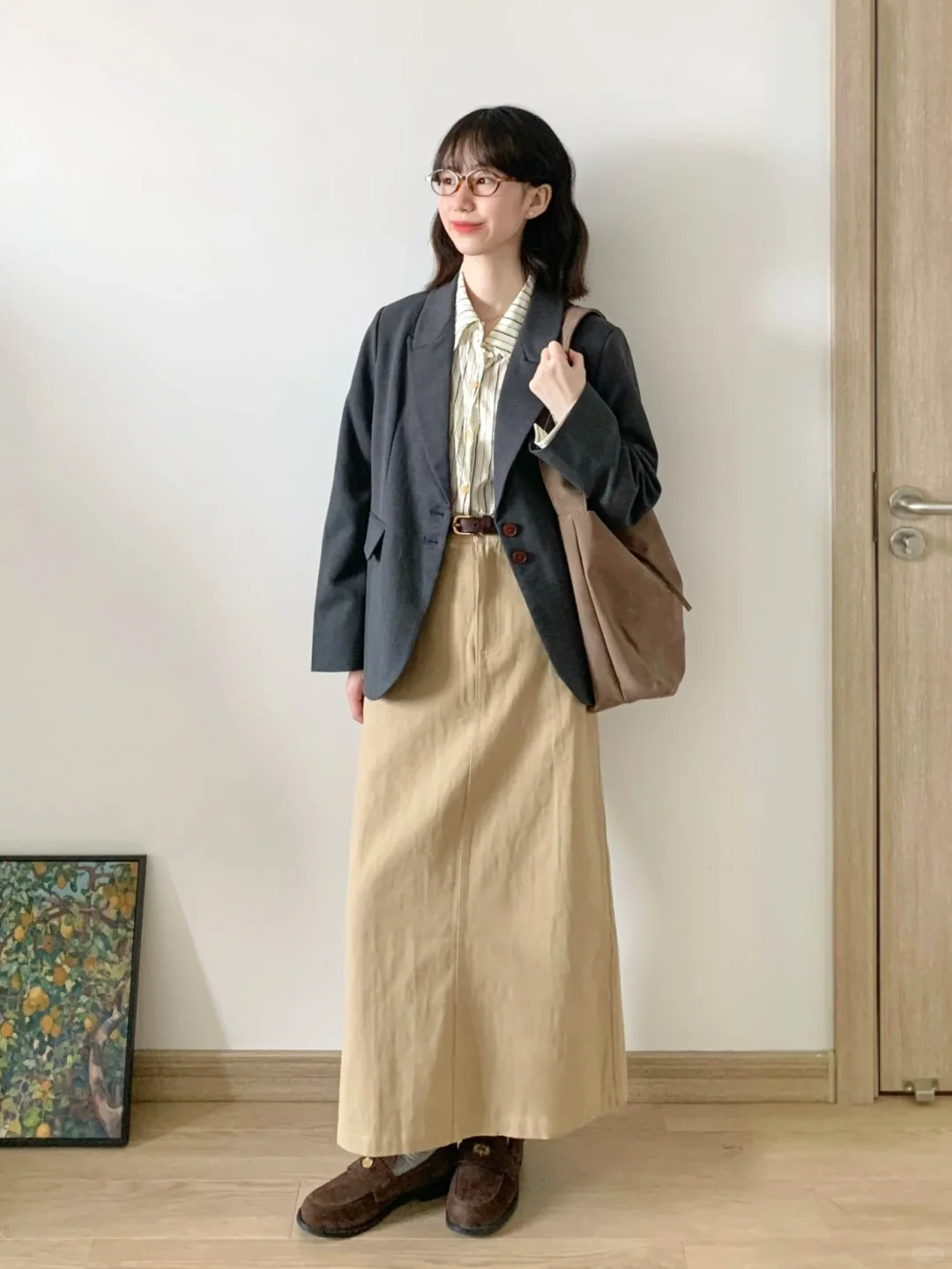 💼不露腿的秋日复古穿搭灵感～