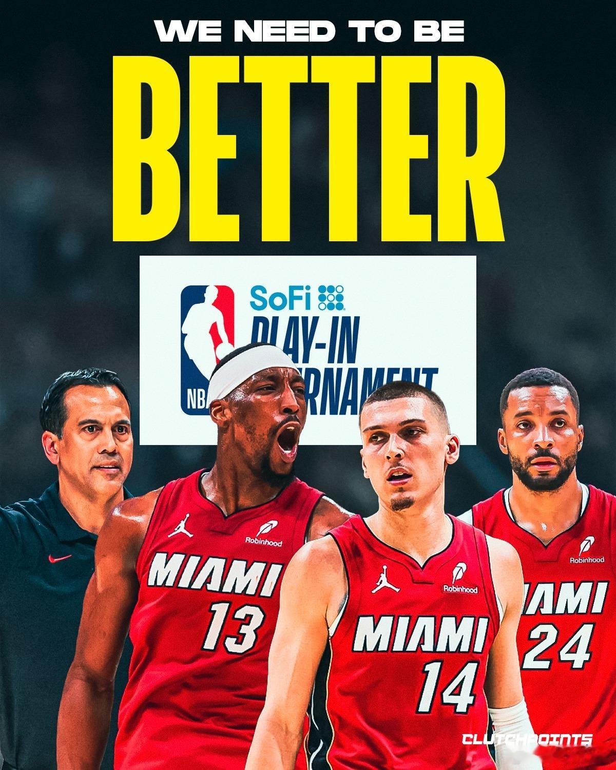 热火仍在附加赛挣扎。不算差，但也绝对谈不上好。就是——平庸。而这，恰恰是最糟糕的