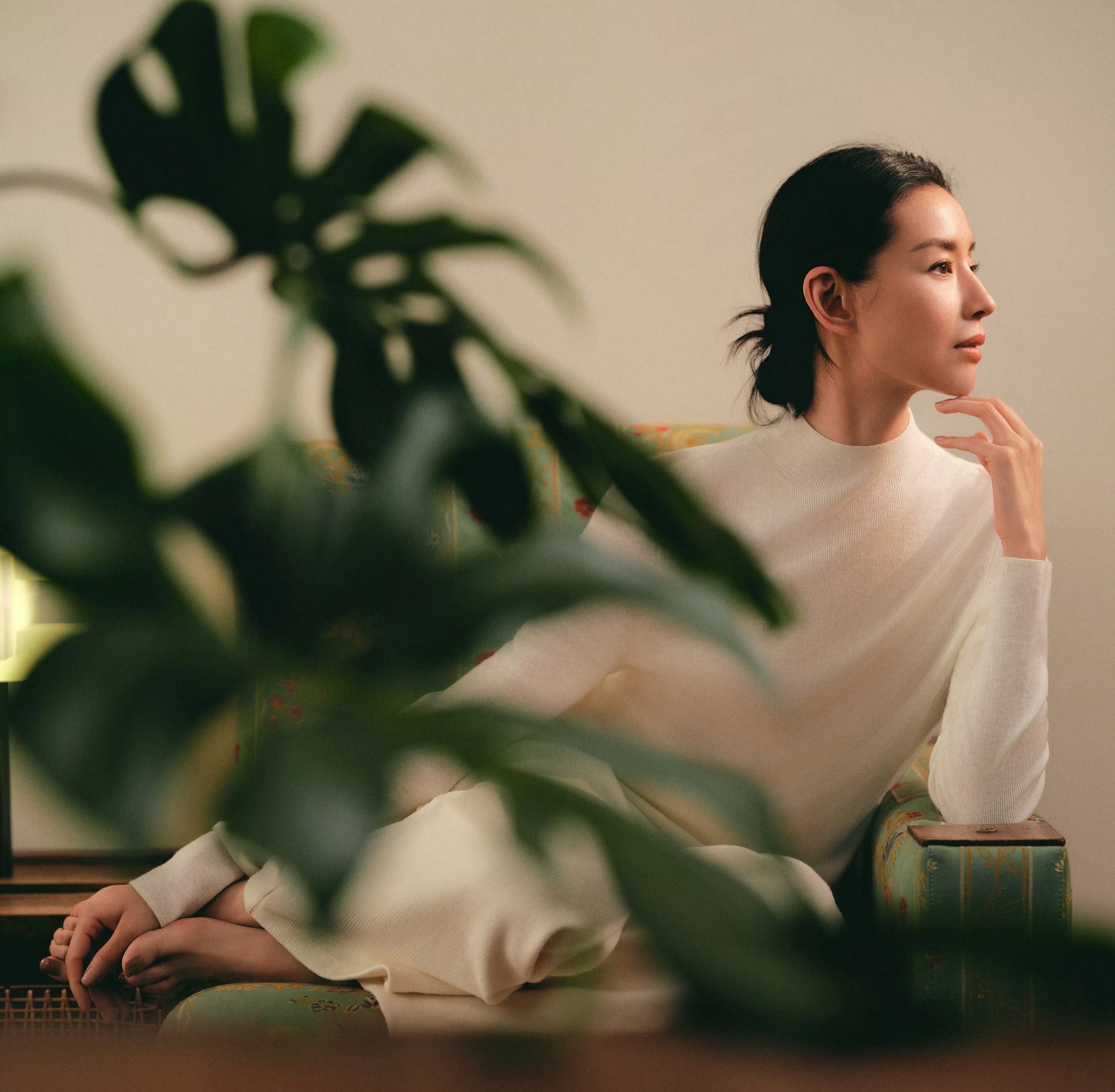 董洁说90斤不敢上称董洁 董洁玉足 足弓好绝