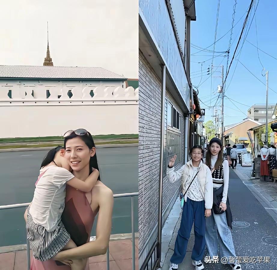 小孩都那么大了，妈妈气质还那么好，太牛了！