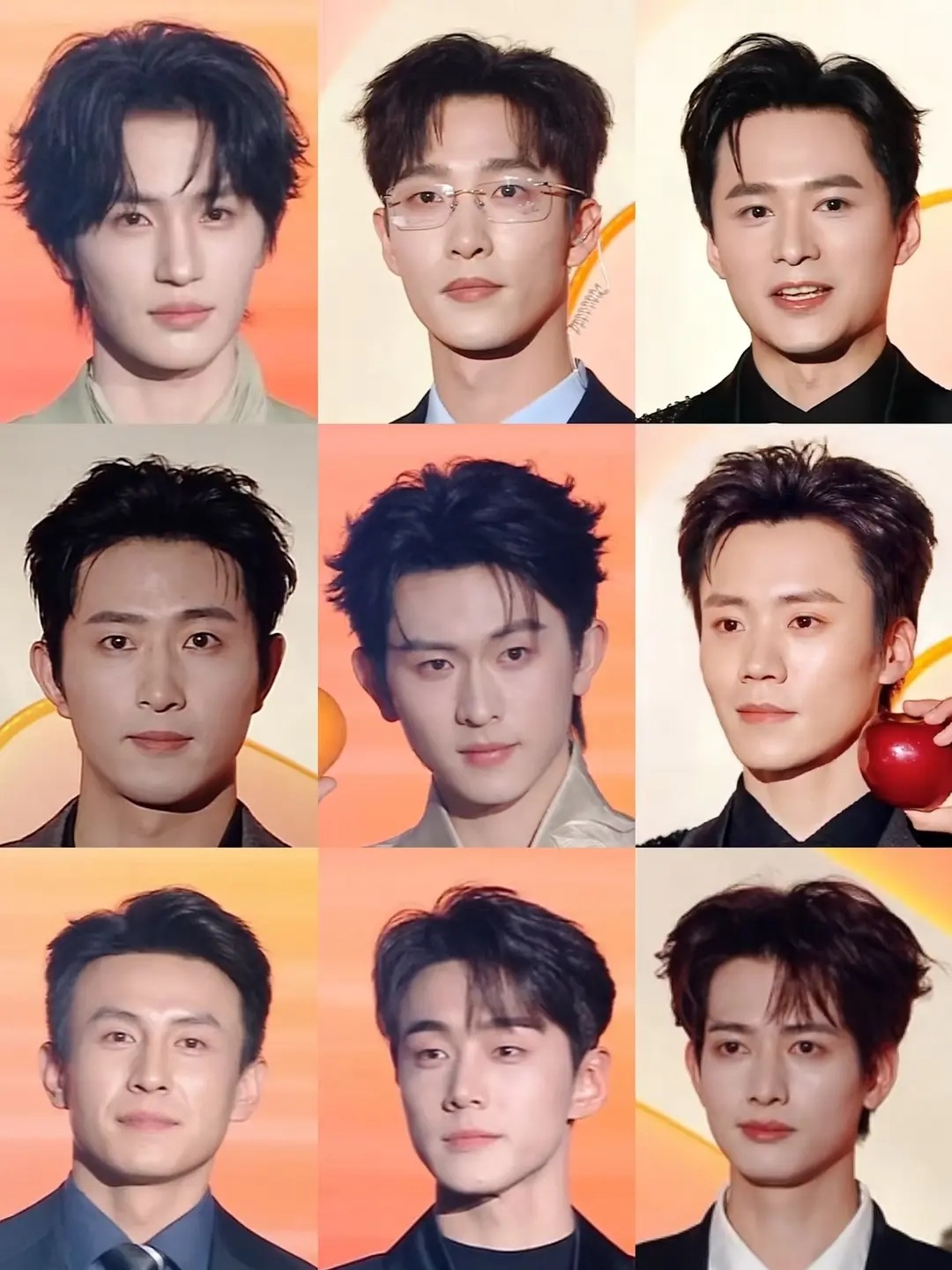 短男大头照没帅哥，非要选，陈添祥李卓扬甘望星这三勉强看着脸不松不肿不咋崎岖没有老