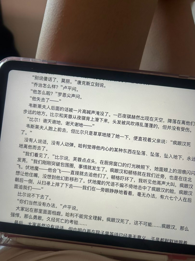 jk罗琳总是这样 把一个人的死写的那么平常 那么简单