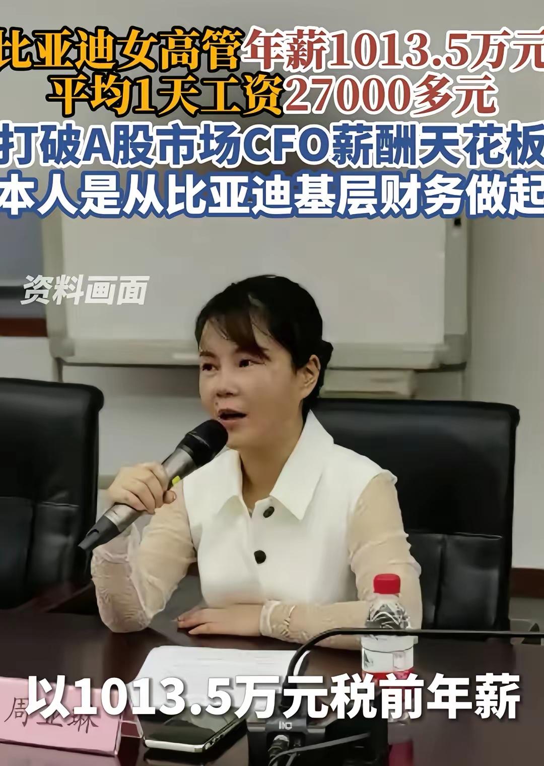 一天赚2.7万，公司利润还跌了19%。换成你，你敢给这个人涨薪吗？

比亚迪那个