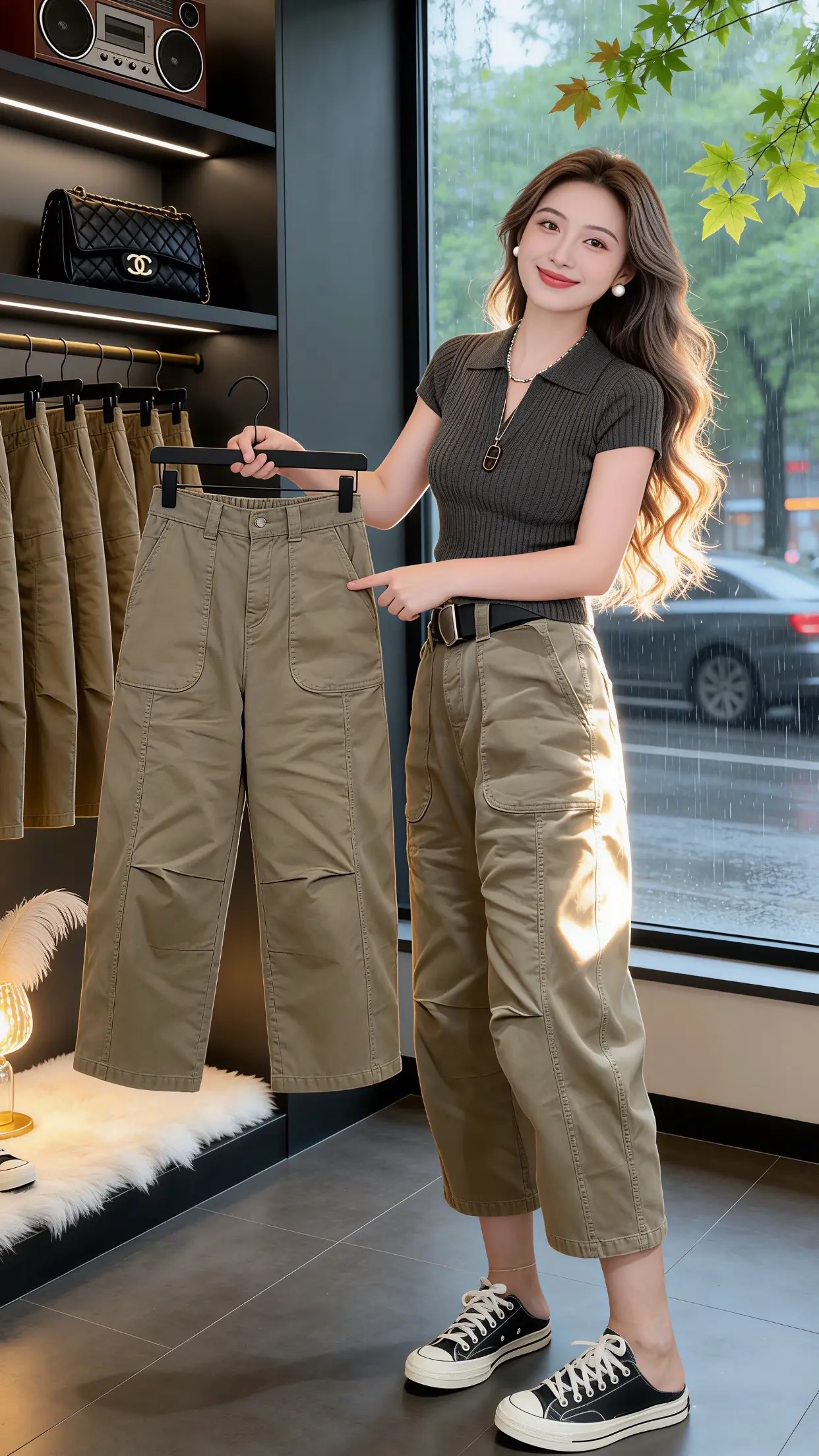 高颜值炸街女工装裤 ins工装裤港风 一周穿搭潮裤 百搭神裤人手一条 ...