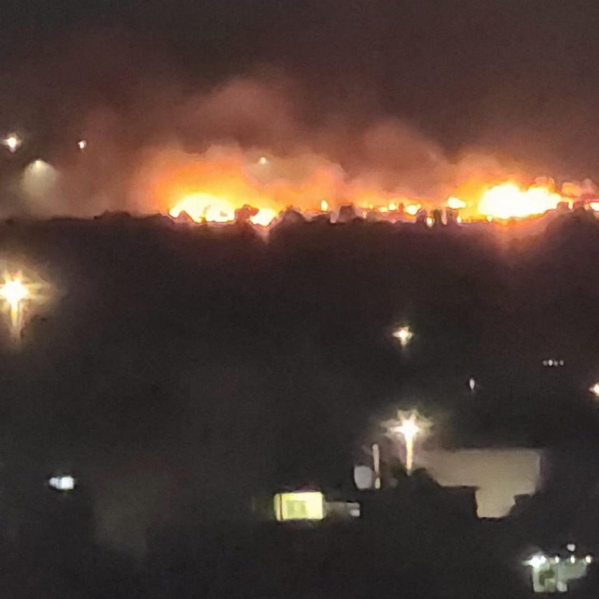 烈焰吞噬橄榄林：以色列定居者深夜纵火，约旦河西岸卡巴兰村陷入火海
【约旦河西岸讯