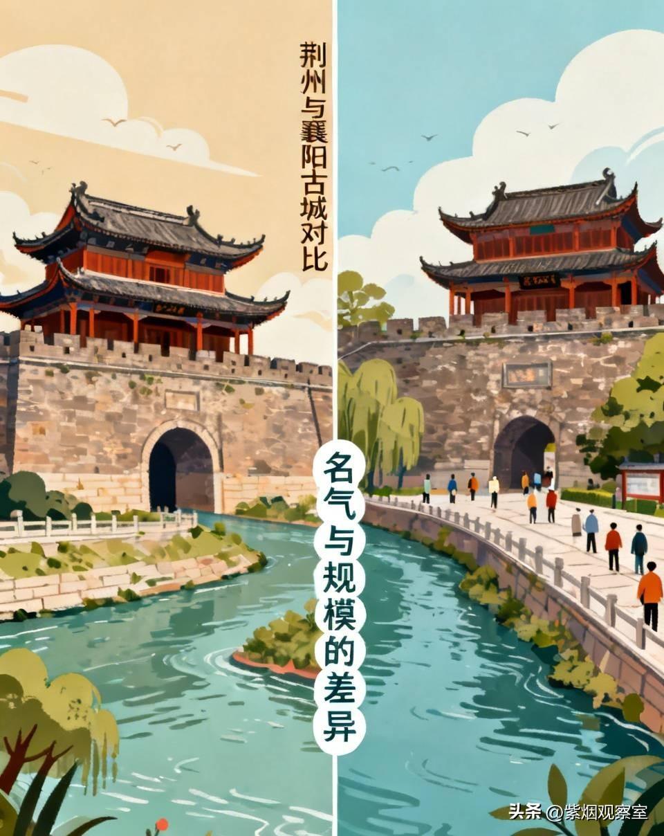 荆州名气碾压襄阳，为何古城规模更小、人气差一大截？
 
提起三国，荆州家喻户晓，