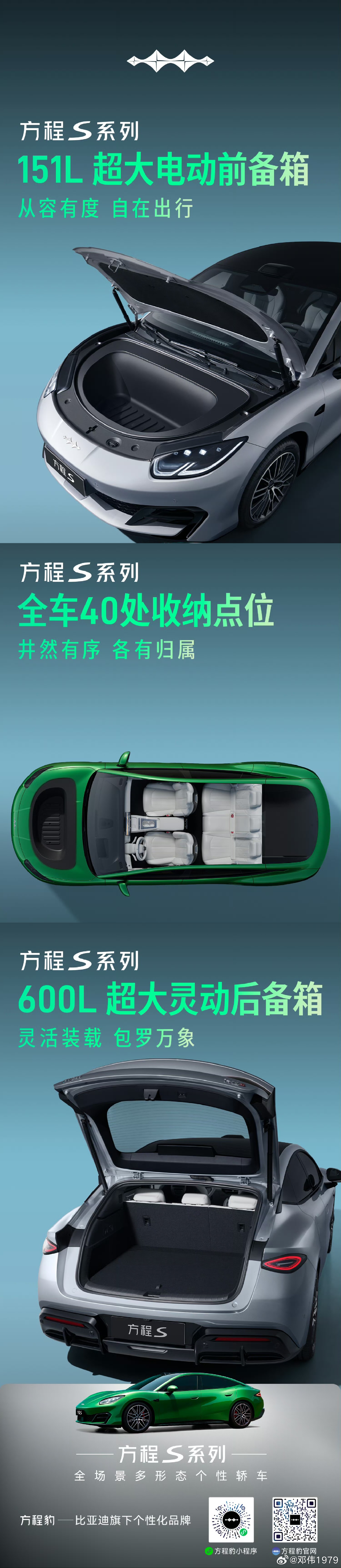 9月16日，方程豹 全场景多形态个性轿车[围观]方程S方程SGT 正式上市 ​​