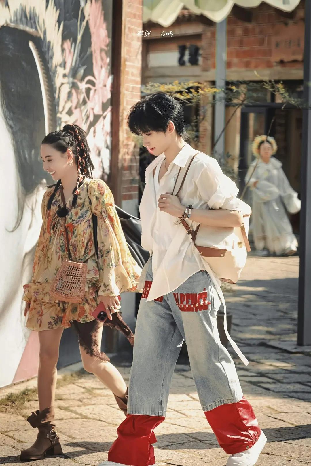 张柏芝×余宇涵 一路繁花2录制 ​​​