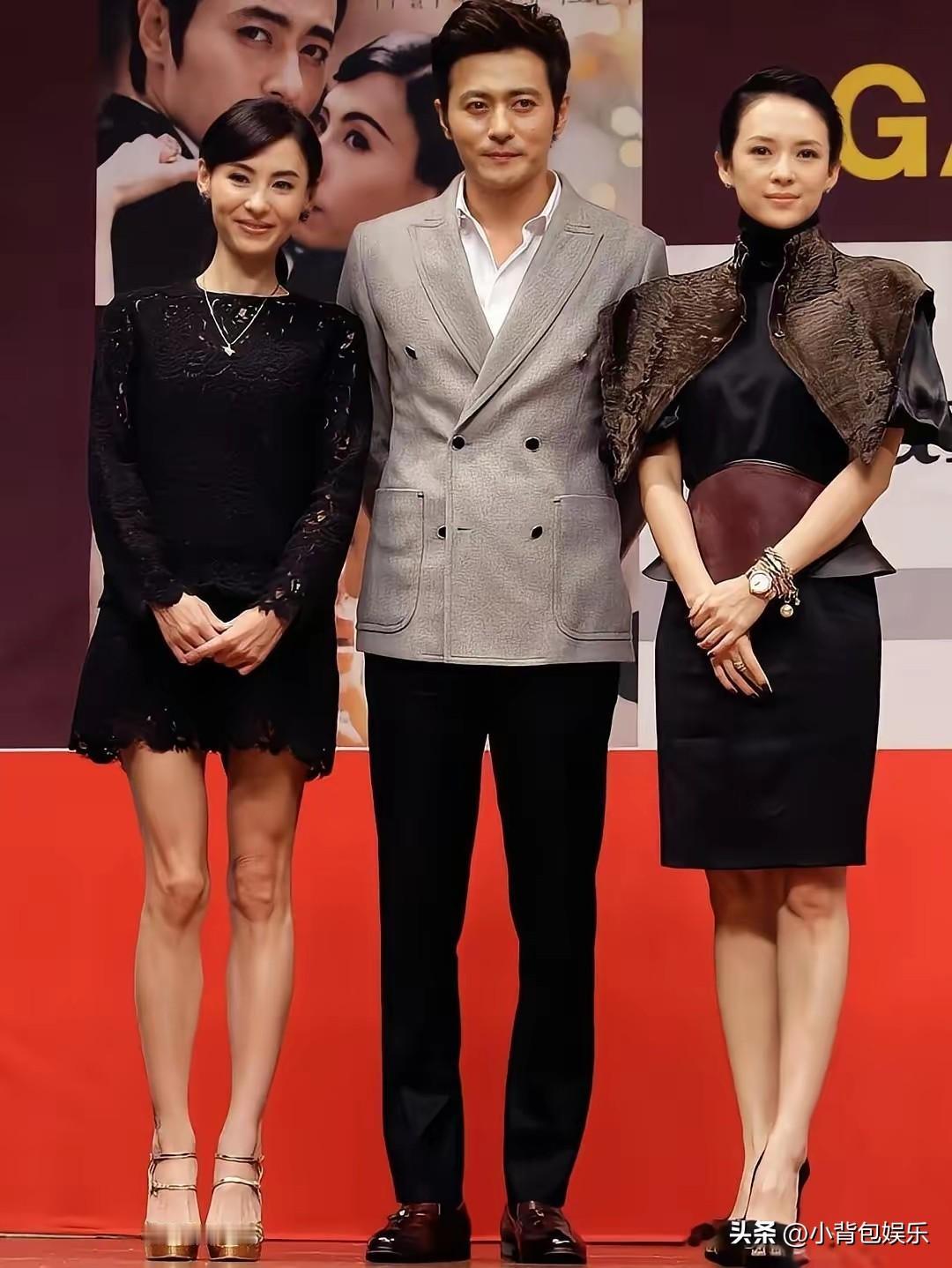 两大纯天然美女
张柏芝，1980年，身高165cm
章子怡，1979年，身高16