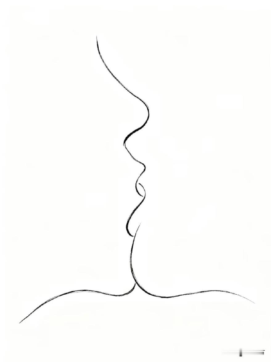 只有几笔画，真的不能再多了。
寥寥几笔，小小抽象，
让人产生无限的霞想。
就这简