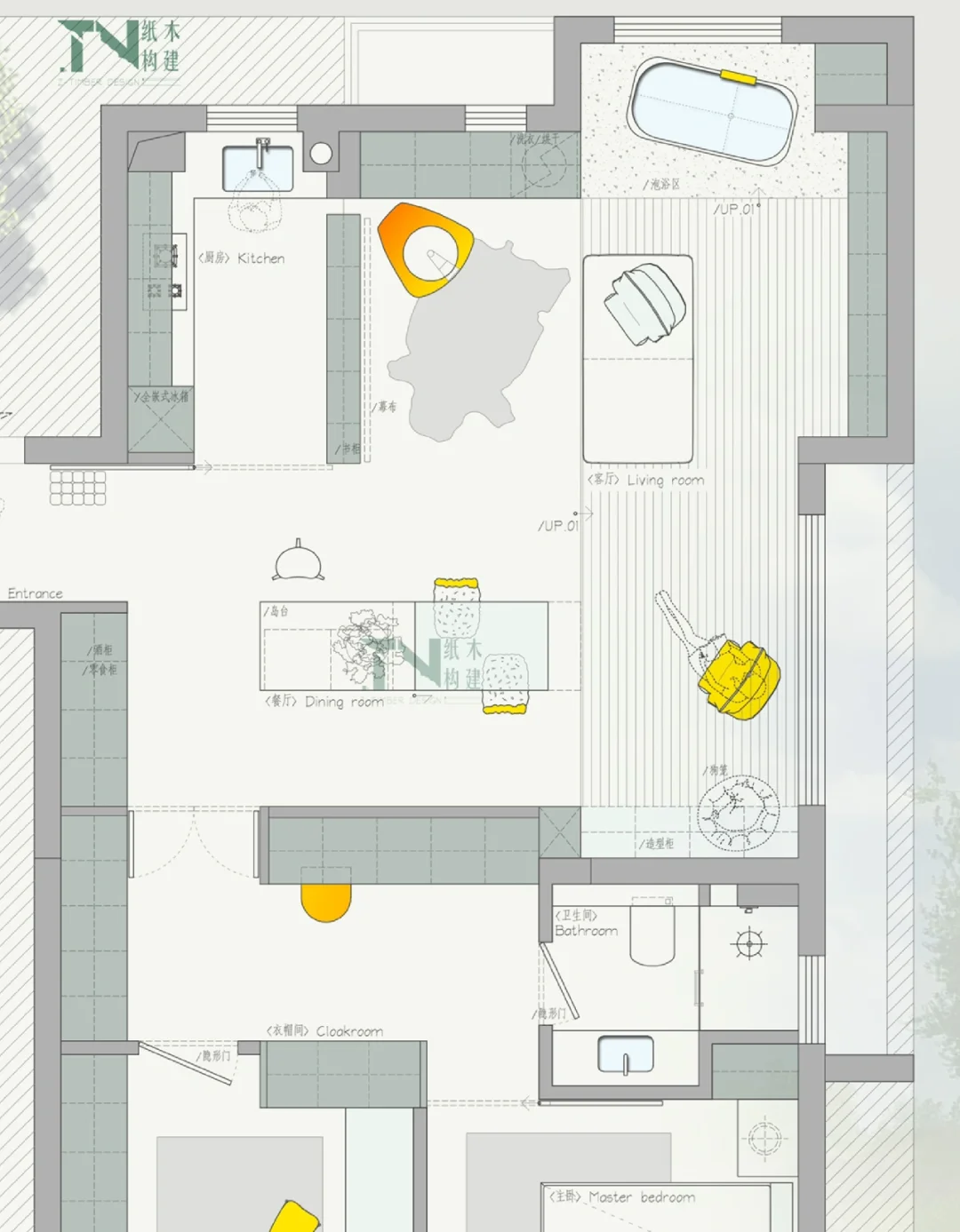 户型改造｜一个独居，我的浴缸可以放哪！