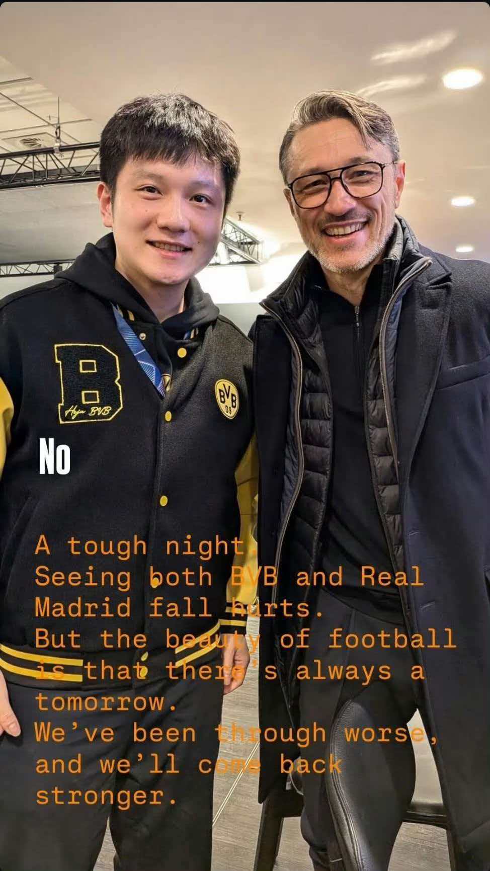 樊振东 太可爱了太可爱了还特意加了个“No”幻视宝宝撅嘴懊恼😚 