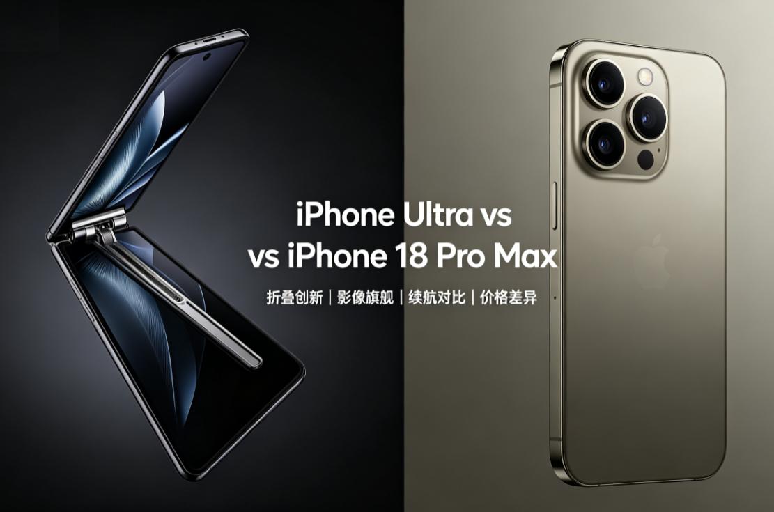 售价破万！iPhone Ultra 对比 18 Pro Max，选机一眼看懂
苹