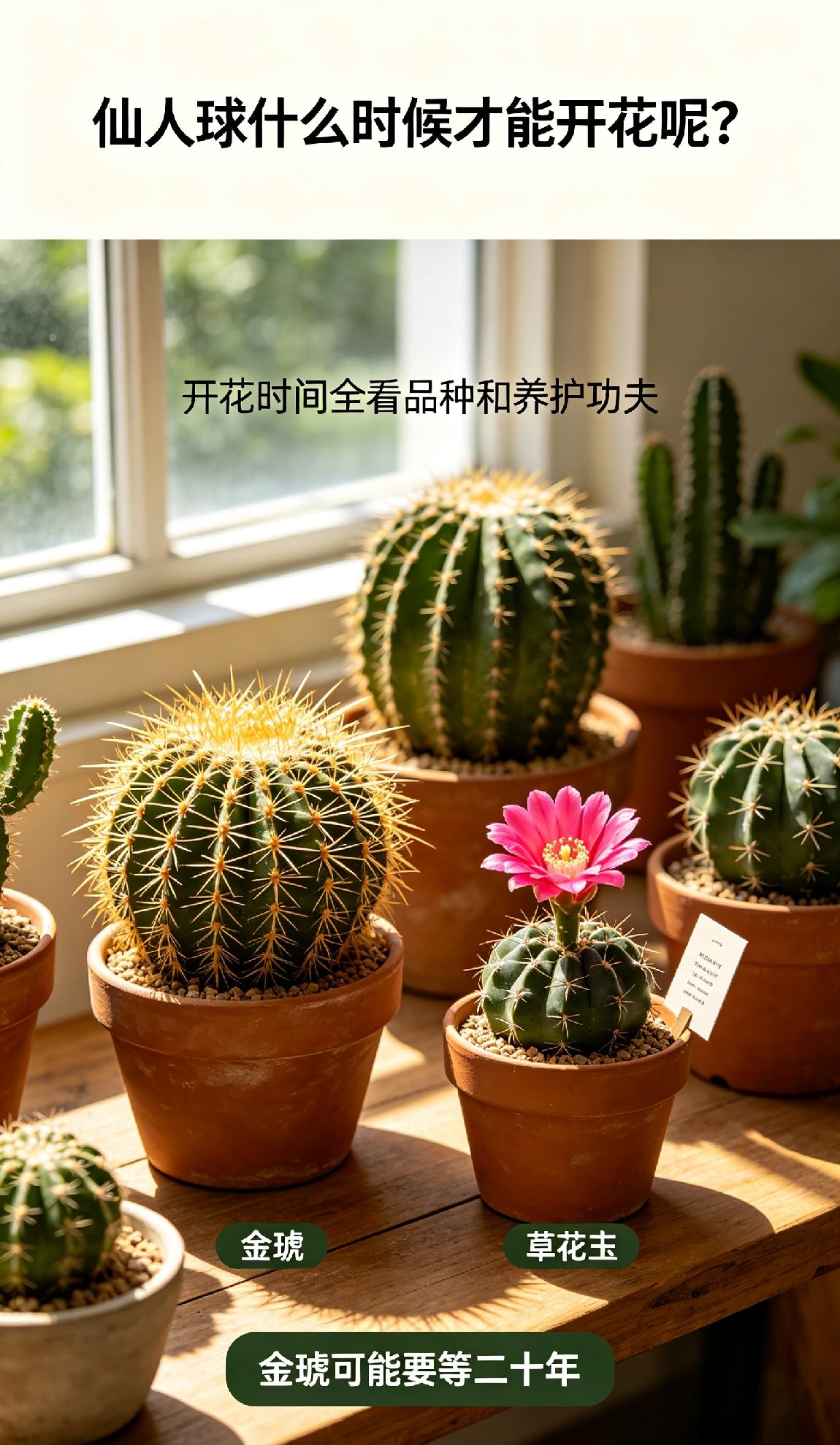 仙人球什么时候才能开花呢?
总有人问家里的仙人球什么时候才能开花？其实全看品种和