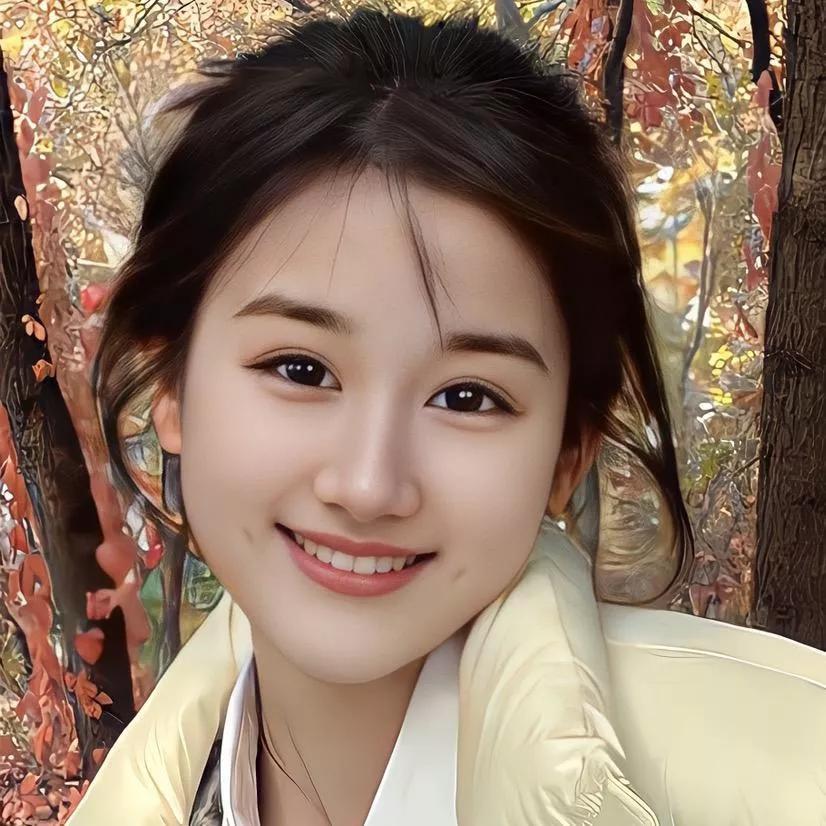 秋日暖阳下的微笑，温暖而美好！美少女的微笑 元气满满的微笑 微笑 暖阳治愈瞬间 