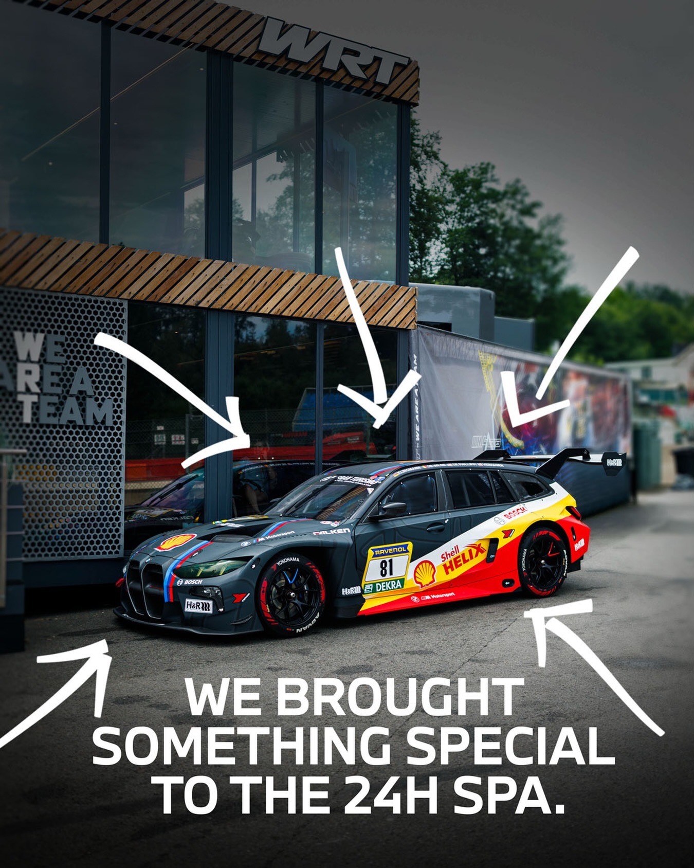BMW M Motorsport将他们早前为参加纽博格林24小时专门打造且创造了