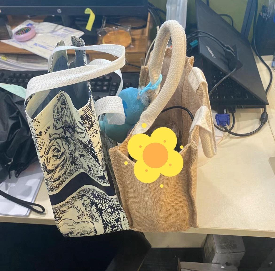 #人一旦拎着袋子上班那基本就定型了#打工人狠狠共鸣了，拎袋子上班不仅方便装的多而